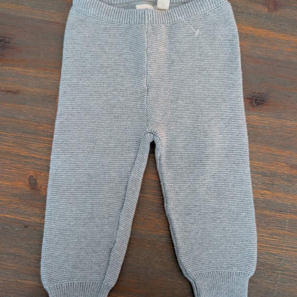 GAP Light Gray Knit Baby Pants